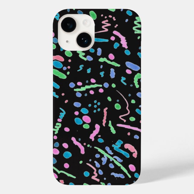 Coque Pour iPhone 14 Funky Splatter coque iphone (Verso)