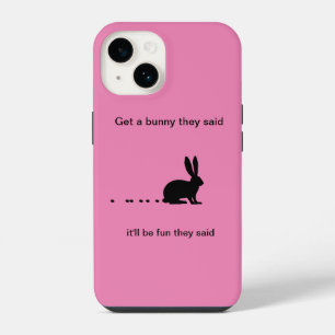 Coque Pour iPhone 14 Funny Bunny Poop Coque-Mate iPhone 14 Coque
