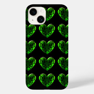 Coque Pour iPhone 14 Goth St. Patrick's Day Green Heart iPhone 6 Coque