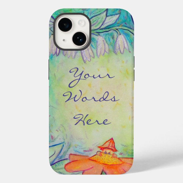 Coque Pour iPhone 14 Jardin Fairies Coque-Mate coque iphone (Verso)