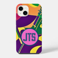Jazz chaud avec coque iphone de monogramme Customi