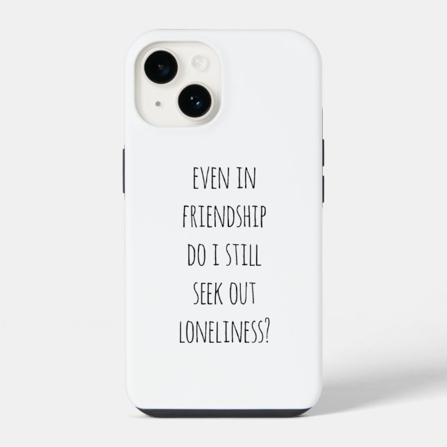 Coque Pour iPhone 14 Même dans le coque iphone de l'amitié (Verso)