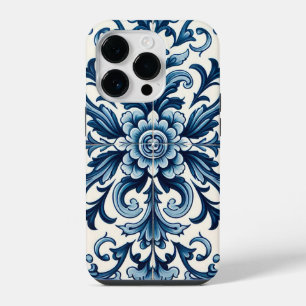 Coque Pour iPhone 14 Plus Coque iphone de tuiles bleu portugais Coque-Mate