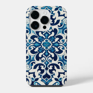 Coque Pour iPhone 14 Plus Coque iphone de tuiles bleu portugais Coque-Mate