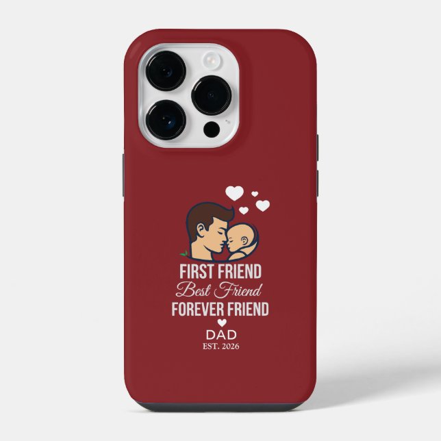 Coque Pour iPhone 14 Plus Coque iPhone personnalisée Papa (Verso)