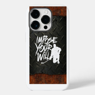 Coque Pour iPhone 14 Plus Imposez Votre Volonté (Hockey) Coque iPhone Case-M