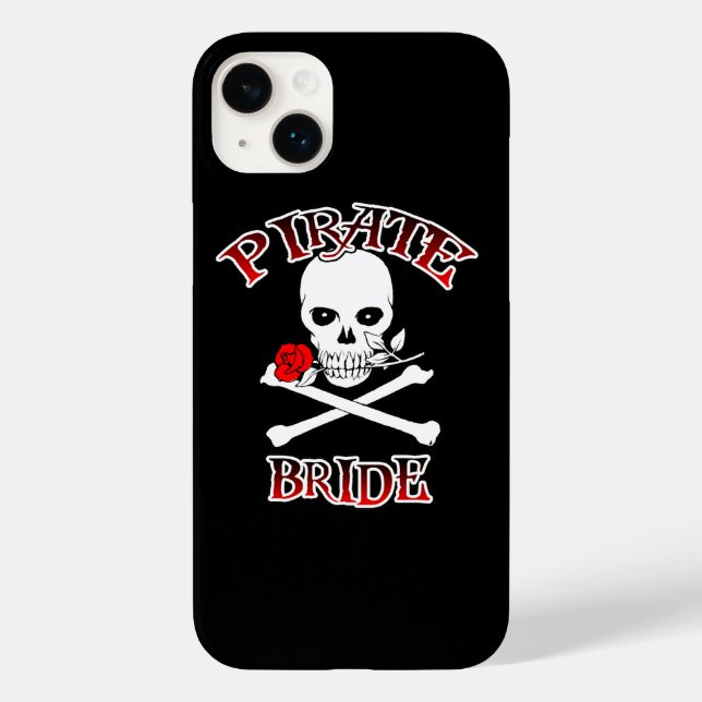 Coque Pour iPhone 14 Plus Pirate mariée iPhone 12 Coque (Verso)
