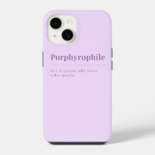 Coque Pour iPhone 14 Porphyrophile : coque iphone lavande