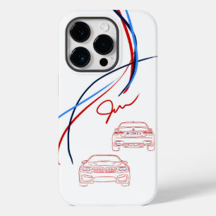 Coque Pour iPhone 14 Pro BMW M3/M4 Stripes iPhone 14 Coque