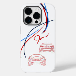 Coque Pour iPhone 14 Pro BMW M3/M4 Stripes iPhone 14 Coque