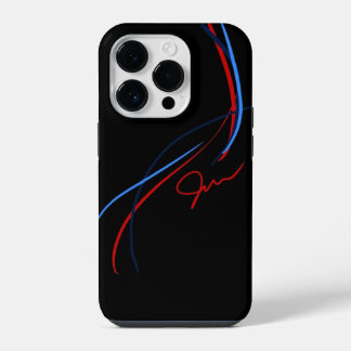 Coque Pour iPhone 14 Pro BMW ///M Stripes iPhone 14 coque (Noir)