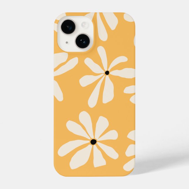Coque Pour iPhone 14 Retro Daisy Delight coque iphone (Verso)