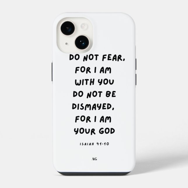 Coque Pour iPhone 14 Simple et moderne Bible Verse iPhone / coque ipad (Verso)