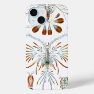 Coque Pour iPhone 15 Animaux de l'océan vintage, Copepoda par Ernst Hae