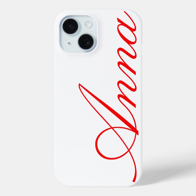 Coque Pour iPhone 15 Anna - beau coque iphone (Verso)