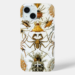 Coque Pour iPhone 15 Araignées ou arachnides vintages par Ernst Haeckel