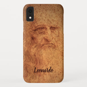 Coque Pour iPhone XR Autoportrait de Léonard de Vinci, Art Renaissance