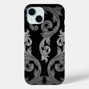 Coque Pour iPhone 15 Elégant Ornate Goth Design iPhone 6 Coque