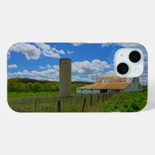 Coque Pour iPhone 15 Ozarks Vielle grange et coque iphone de silo