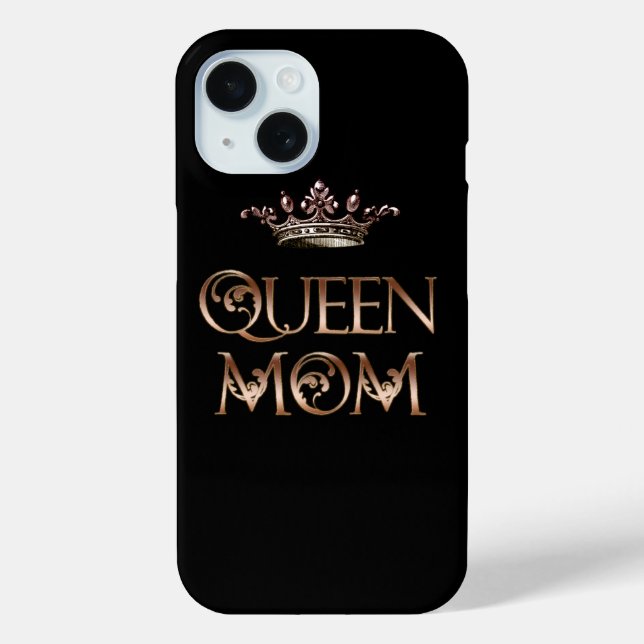 Coque Pour iPhone 15 Queen Mom iPhone 6 Coque (Verso)