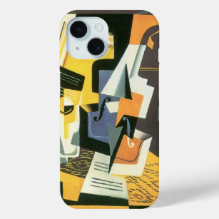 Coque Pour iPhone 15 Violon et verre de Juan Gris, Cubisme Vintage