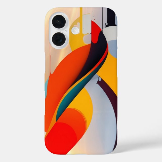 Coque Pour iPhone 16 #Art abstrait iPhone / coque ipad (Verso)
