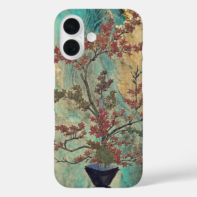 Coque Pour iPhone 16 Asiatique Bonsai iPhone / coque ipad (Verso)