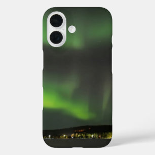 Coque Pour iPhone 16 Aurora borealis dans le ciel coque iphone