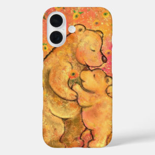 Coque Pour iPhone 16 Bébé mignon et maman ours coque iphone
