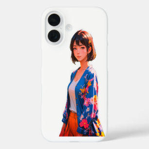 Coque Pour iPhone 16 Blossom Blue iPhone 16 Coque