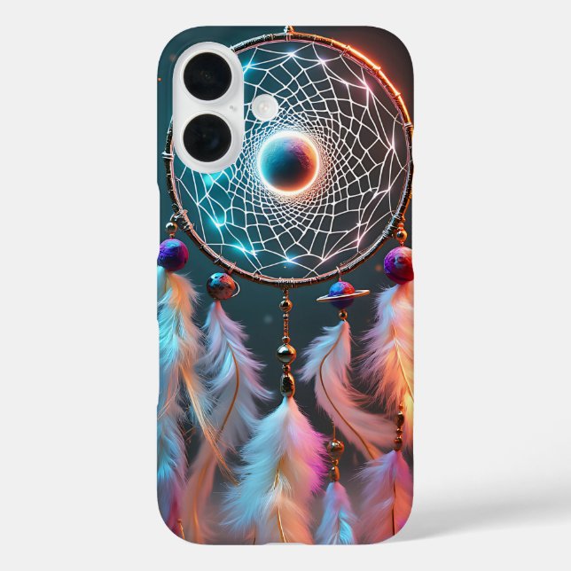 Coque Pour iPhone 16 Boho Dreamcatcher iPhone 16 Coque (Verso)