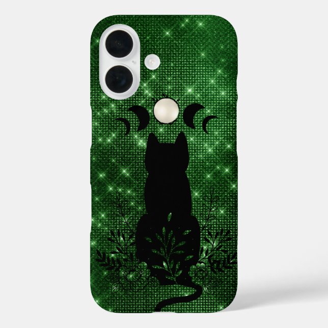 Coque Pour iPhone 16 Céleste Cat iPhone 16 Coque (Verso)