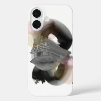 Coque Pour iPhone 16 Contraste minimal Art Abstrait iPhone 16 Coque