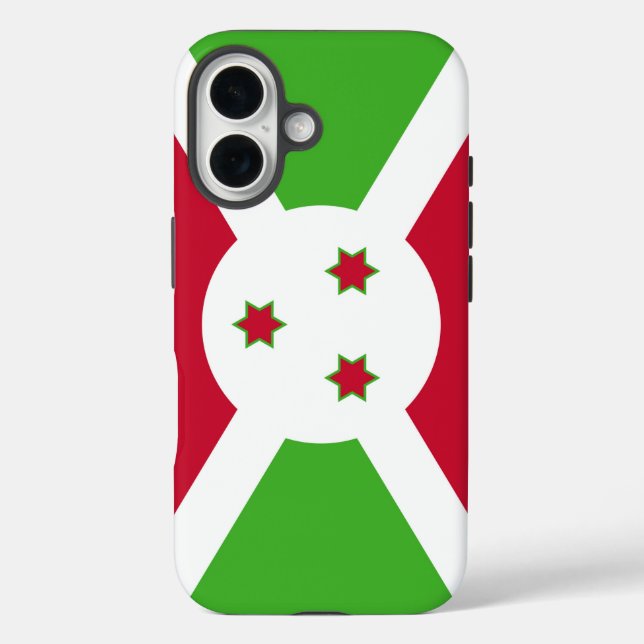 Coque Pour iPhone 16 Coque Apple iPhone 16 Case-Mate avec Burundi (Verso)