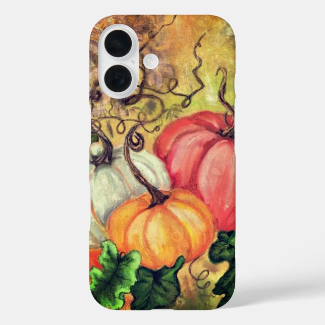 Coque Pour iPhone 16 coque iphone citrouille (Verso)