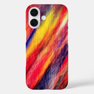Coque Pour iPhone 16 coque iphone couleur Sunset Art Abstrait