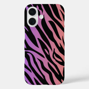 Coque Pour iPhone 16 Coque iphone de bande de tigre de dégradé