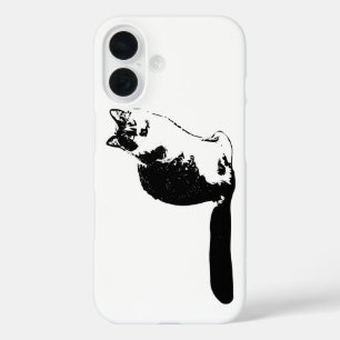 Coque Pour iPhone 16 Coque iphone de chats modernes à long rayon