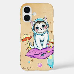 Coque Pour iPhone 16 Coque iphone de chats Whimsical Space