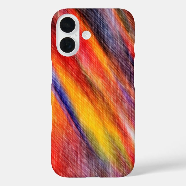 Coque Pour iPhone 16 coque iphone de coucher de soleil Abstrait (Verso)