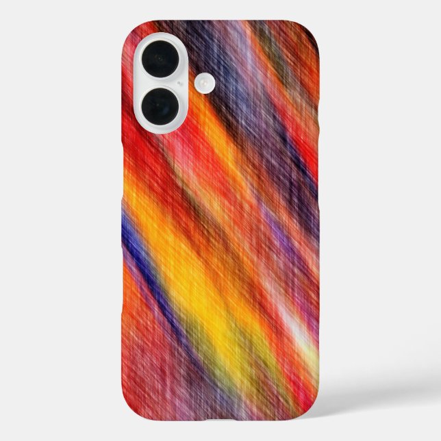 Coque Pour iPhone 16 coque iphone de couleur Sunset Abstrait (Verso)