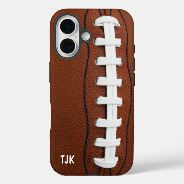 Coque Pour iPhone 16 Coque iphone de football Mate (Verso)