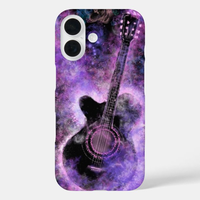 Coque Pour iPhone 16 Coque iphone de guitare (Verso)