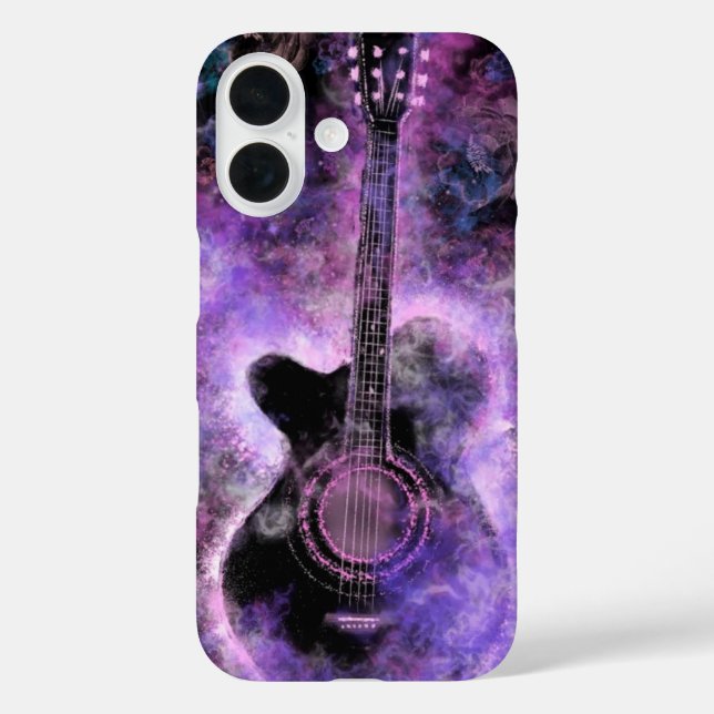 Coque Pour iPhone 16 Coque iphone de guitare classique (Verso)