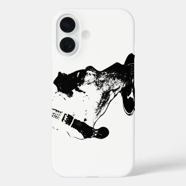 Coque Pour iPhone 16 Coque iphone de mélange de Terrier à boisson monoc (Verso)