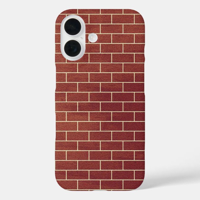 Coque Pour iPhone 16 Coque iphone de mur de briques (Verso)