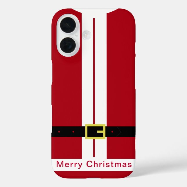 Coque Pour iPhone 16 Coque iphone de Noël du Père Noël (Verso)