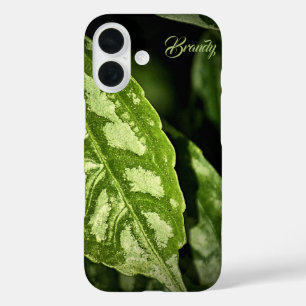 Coque Pour iPhone 16 Coque iphone de Plante vert Tropical personnalisé