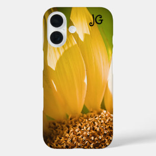 Coque Pour iPhone 16 Coque iphone de pomme de tournesol jaune personnal