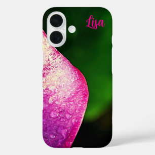 Coque Pour iPhone 16 Coque iphone de pomme rose personnalisé
